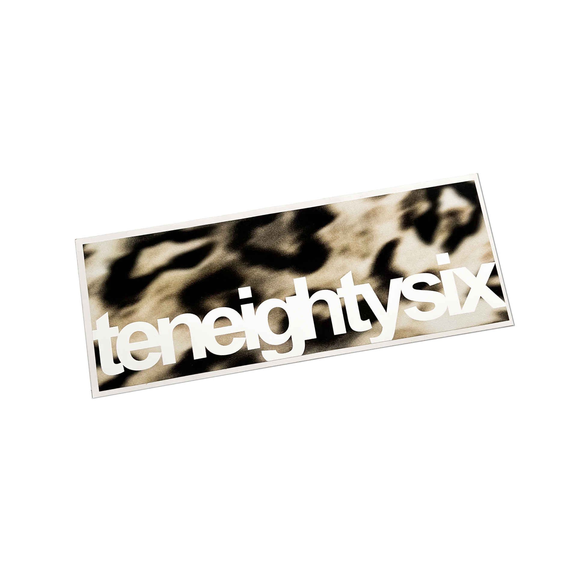 realistic leopard print bumper sticker